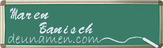 Maren Banisch Visitenkarte